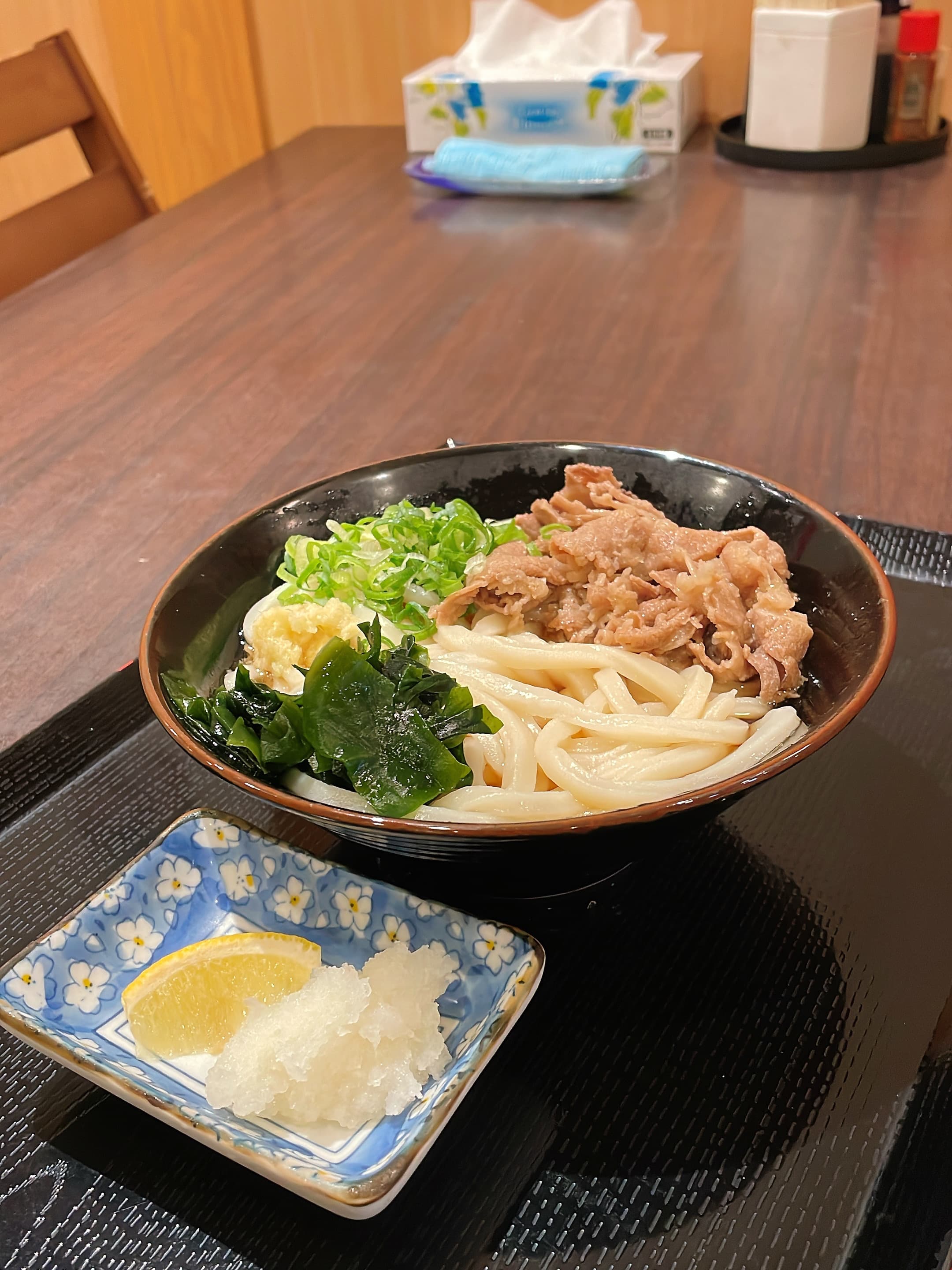 肉ぶっかけうどん